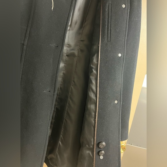 Cole Haan Black wool Coat - Picture 5 of 12